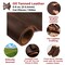 ELW Tooling Leather 5-6 oz (2-2.4mm) Pre-Cut Sizes - Sable Brown Cowhide Full Grain Leathercraft for Holsters, Knife Sheaths, Coasters, Emboss, Stamp, Earrings